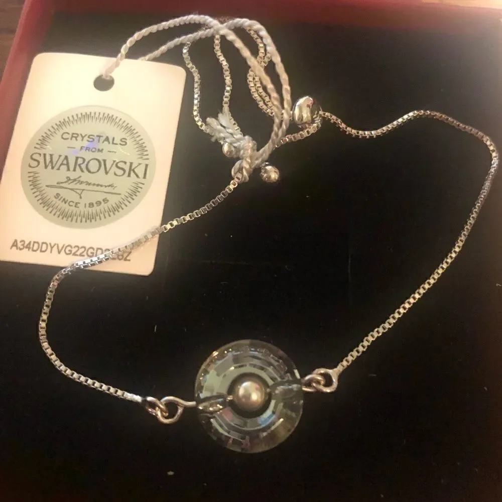 Swarovski authentic Crystals White Rhodium plated